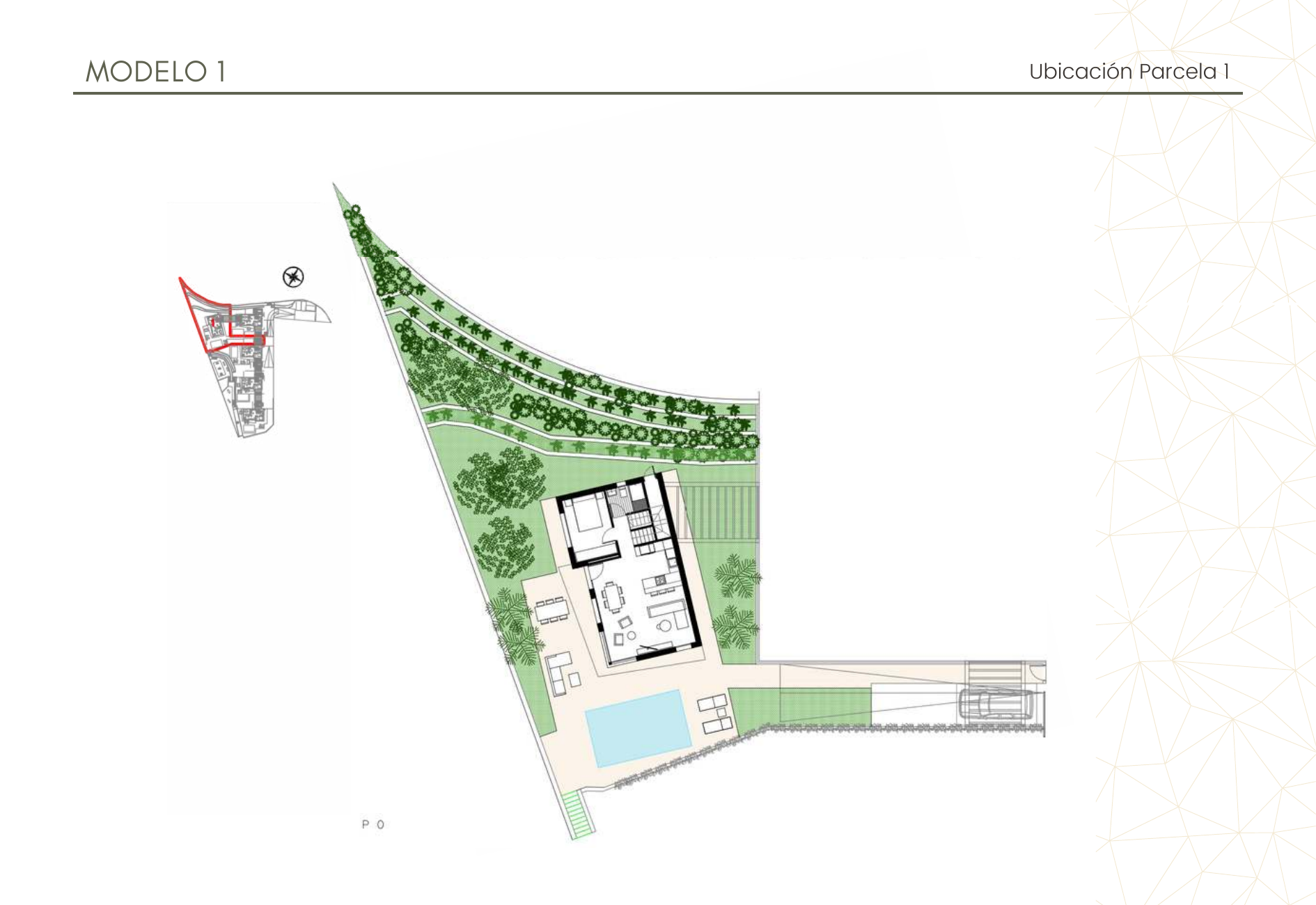 Ubicación Villa 1 — Parcela 549m² en el conjunto Alonis Villas